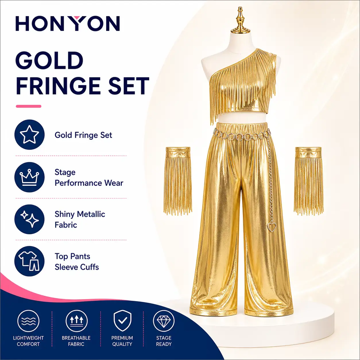 Girls Cotton HIP HOP Jazz Dance Fringe Sparkle Vest Clothing Wholesale