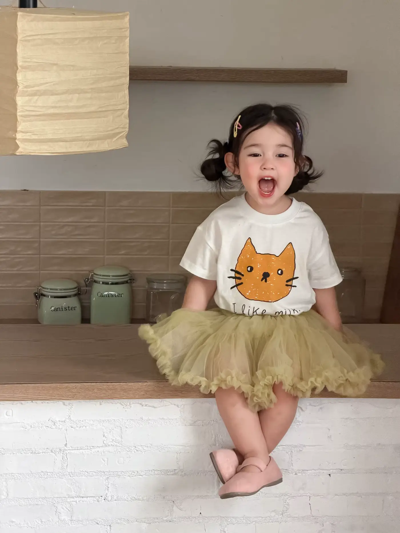Girls Cotton Print Animal Dress T-shirt Shorts SET Cheeky Wholesale product image 3