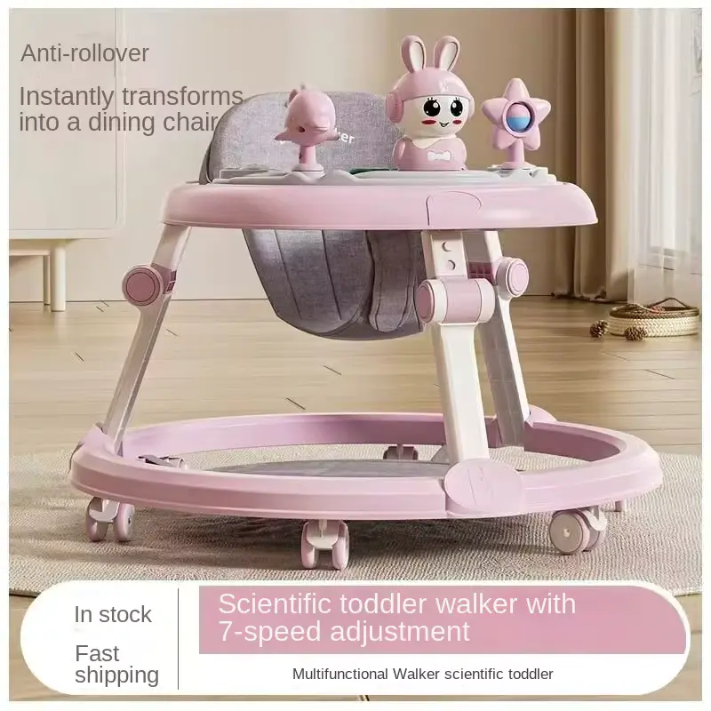 Multifunction Foldable Plastic Walkers Anti-o LEG Anti-rollover 0-3 Years Walker Wholesale