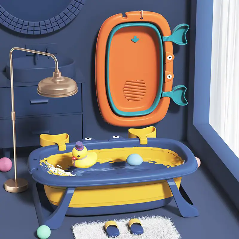 Plastic Bath TUB Foldable FOR Newborn 0-12 Months Home OEM Wholesale