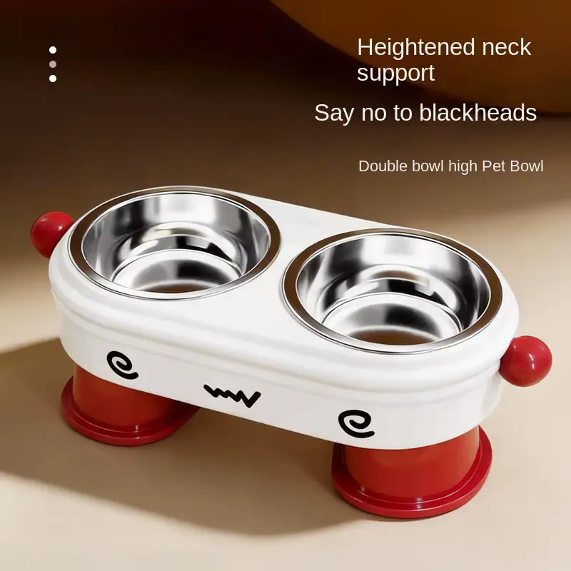 Elevated Anti-tip DOG Bowl Neck-protective Double 2-in Feeding AND High Wholesale product image 3