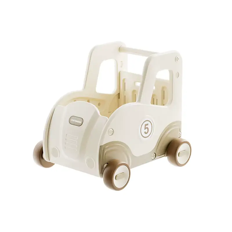 Walker Multifunctional 4-wheel Plastic Push Cart Foldable Learning-to Walk Wholesale