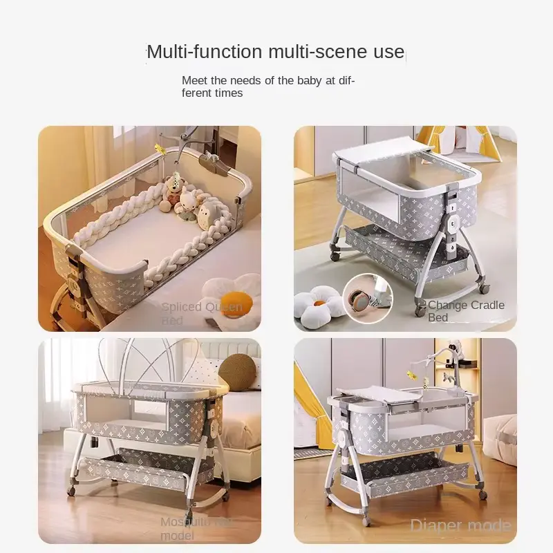 Cotton BED 1669 Portable Foldable Bassinet Cradle Memory Foam Wholesale product image 3