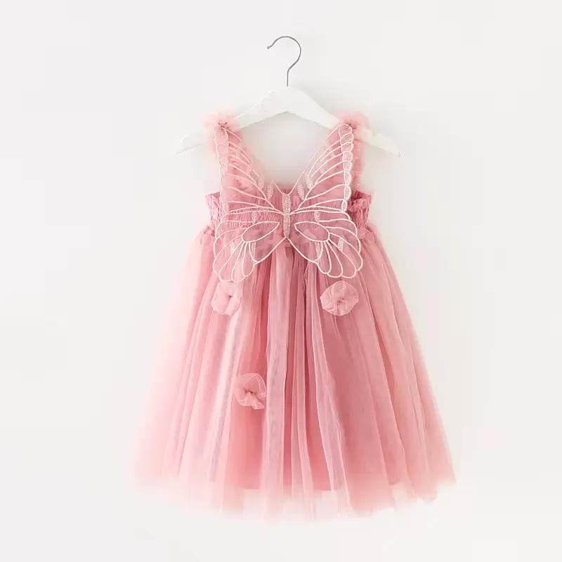 Girls Cotton Princess Dress Sleeveless Sweet Tutu Party Toddler Wholesale product image 4