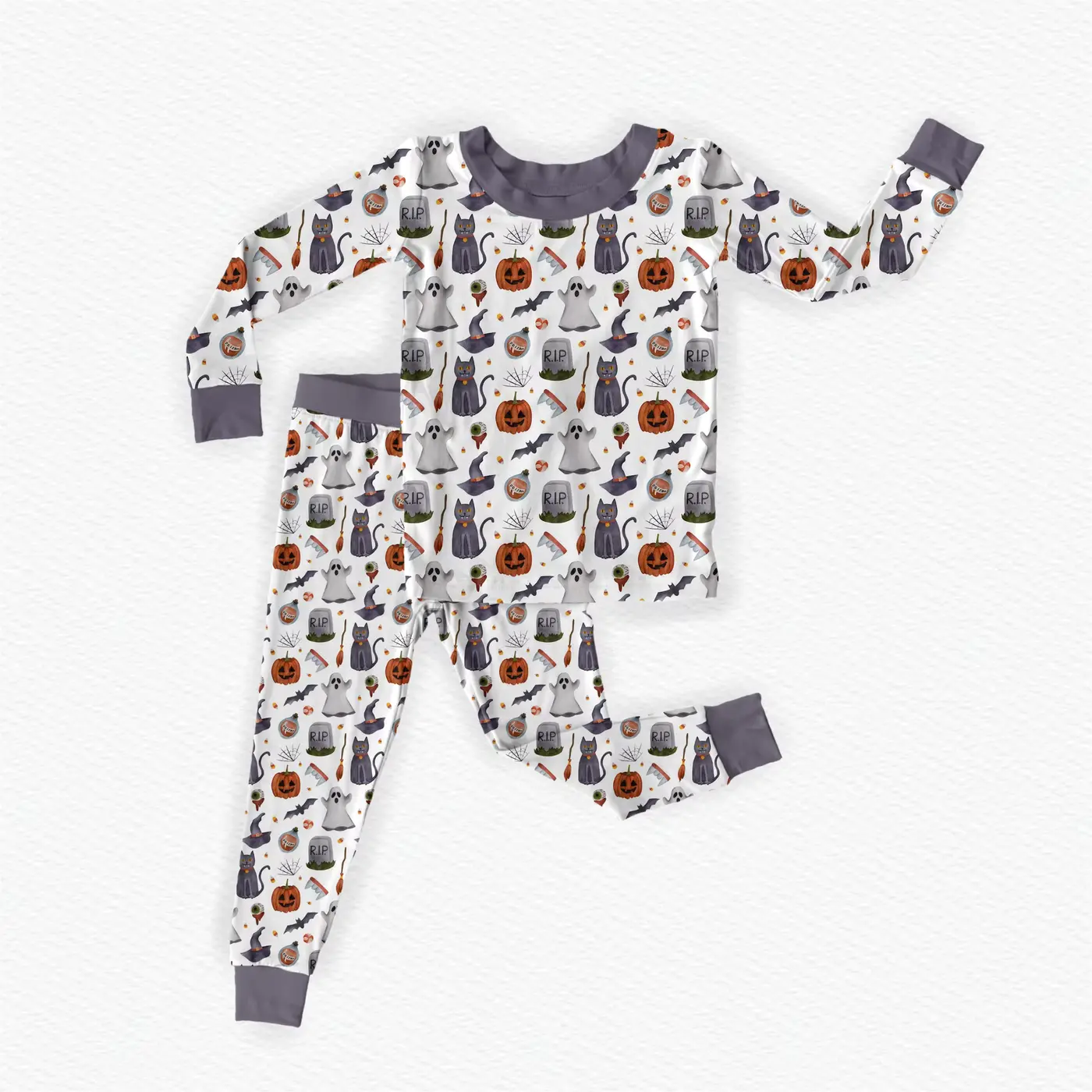 Cartoon Printed SET Bamboo Fiber Pajama With 95 AND Wholesale product image 3