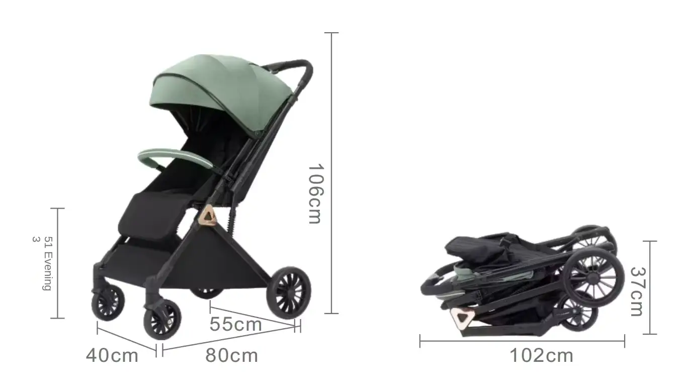 Stroller Lightweight Reversible Reclining Foldable Airline Approved Portable Hand Wholesale product image 3
