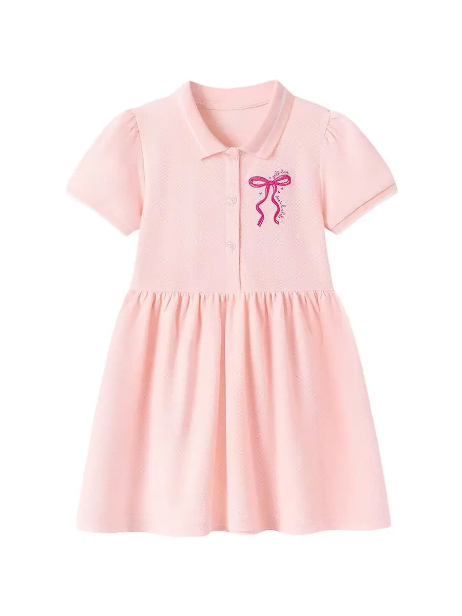 Girls Cotton Dress 2026 Arrival Sports Polo Polyester Toddler Wholesale product image 2