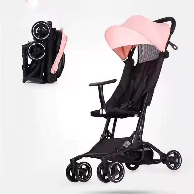 Stroller Portable Airplane Carry-on Reclining Design One-click Fold Lightweight Wholesale