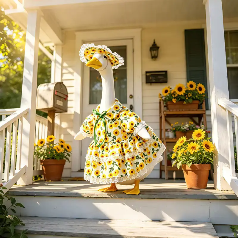 Dress Outfit Vintage Sunflower Lace With HAT Decorative Clothes Wholesale product image 3