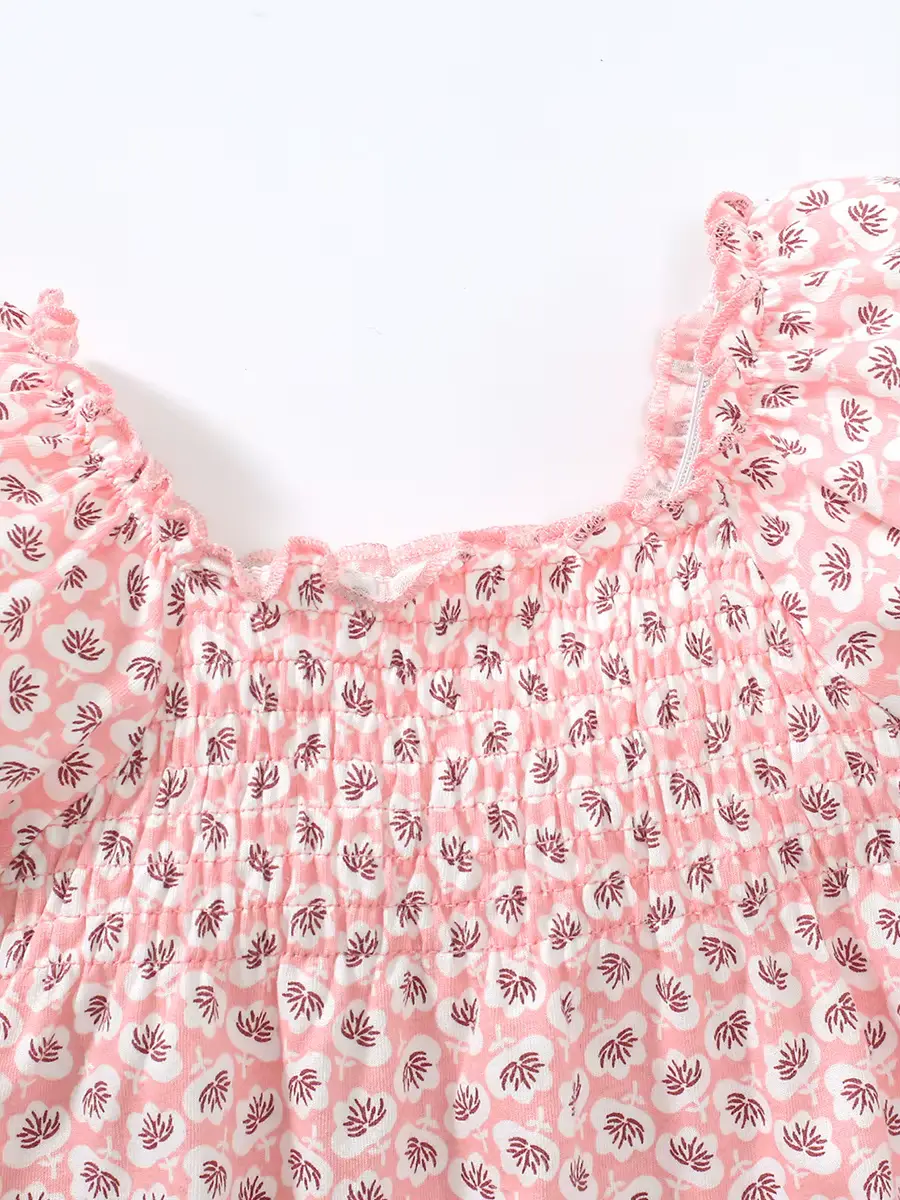 Girls Cotton T-shirt Short Sleeve Silk O-neck Washable Worsted Wholesale product image 4