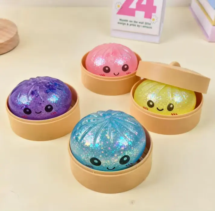 Unisex 2026 Rubber Squeeze TOY Soft Pinch Dumpling Shape Educational Wholesale