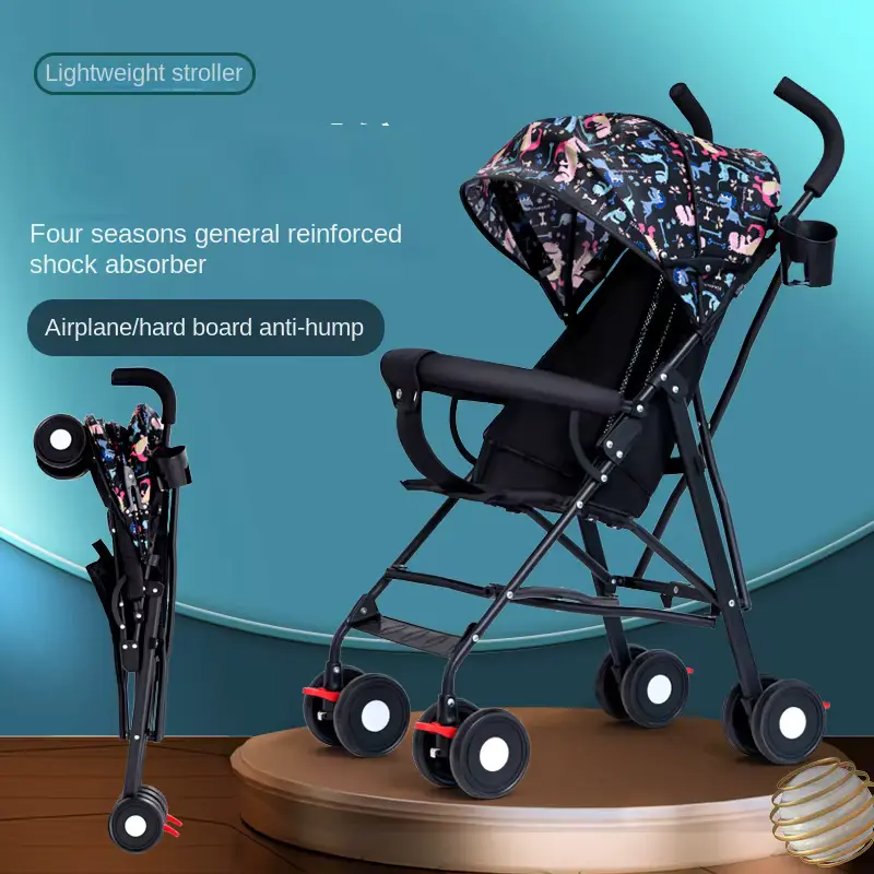 Stroller Lightweight Portable ALL Season Shock Absorbing Hard Back Wholesale