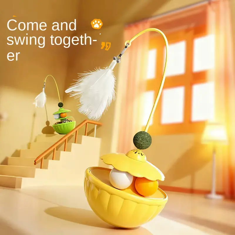 CAT Classic Toys Feather Wands Catnip Balls Tumblers AND Educational Wholesale product image 4