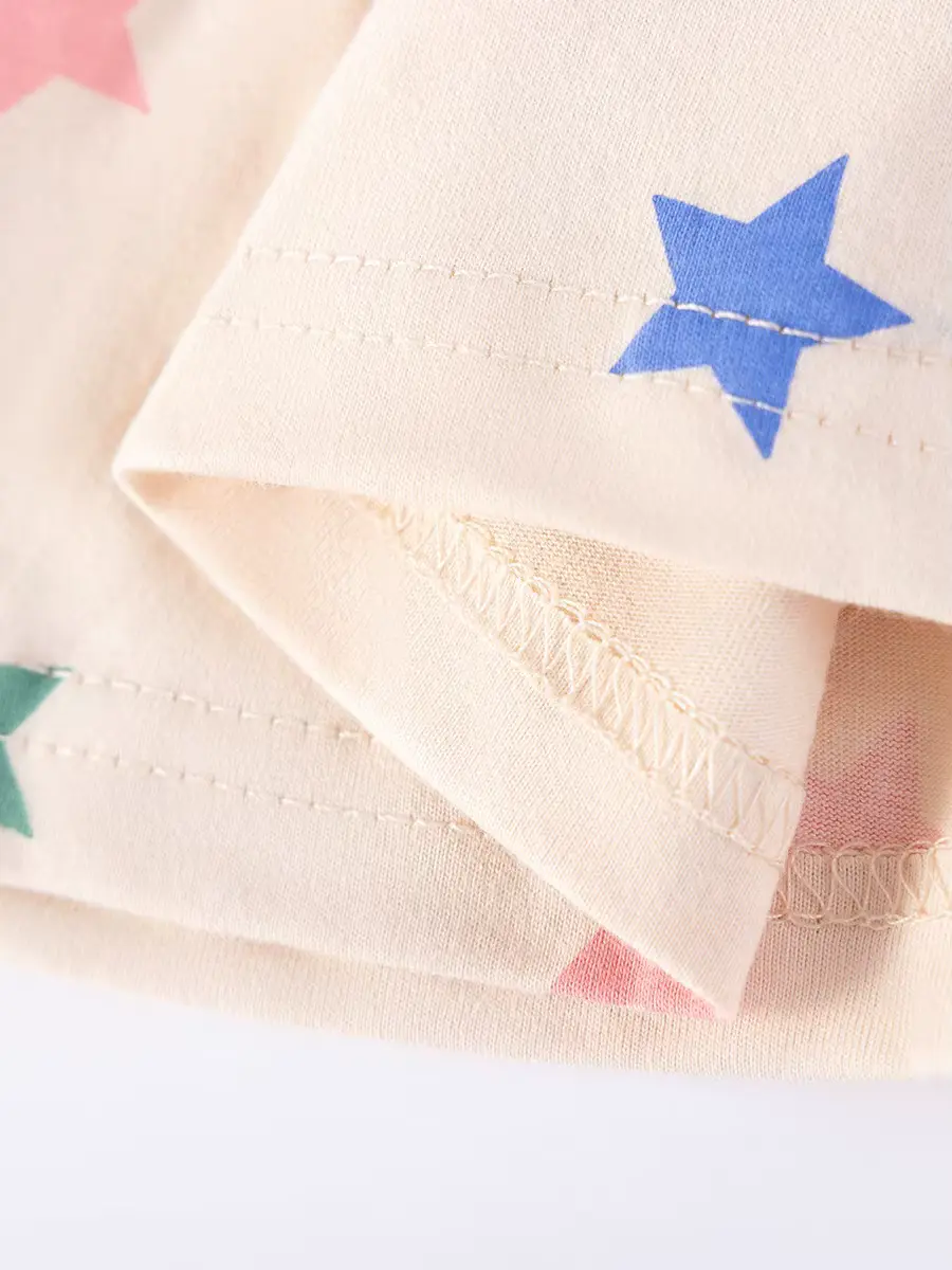 Girls Dress Customized O-neck Knee-length Short Sleeve A-line Silhouette Wholesale product image 4