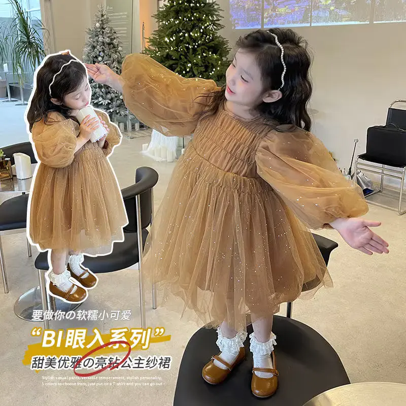 Girls Cotton Dress Clothing Regular Sleeve Infant Toddler Solid Wholesale