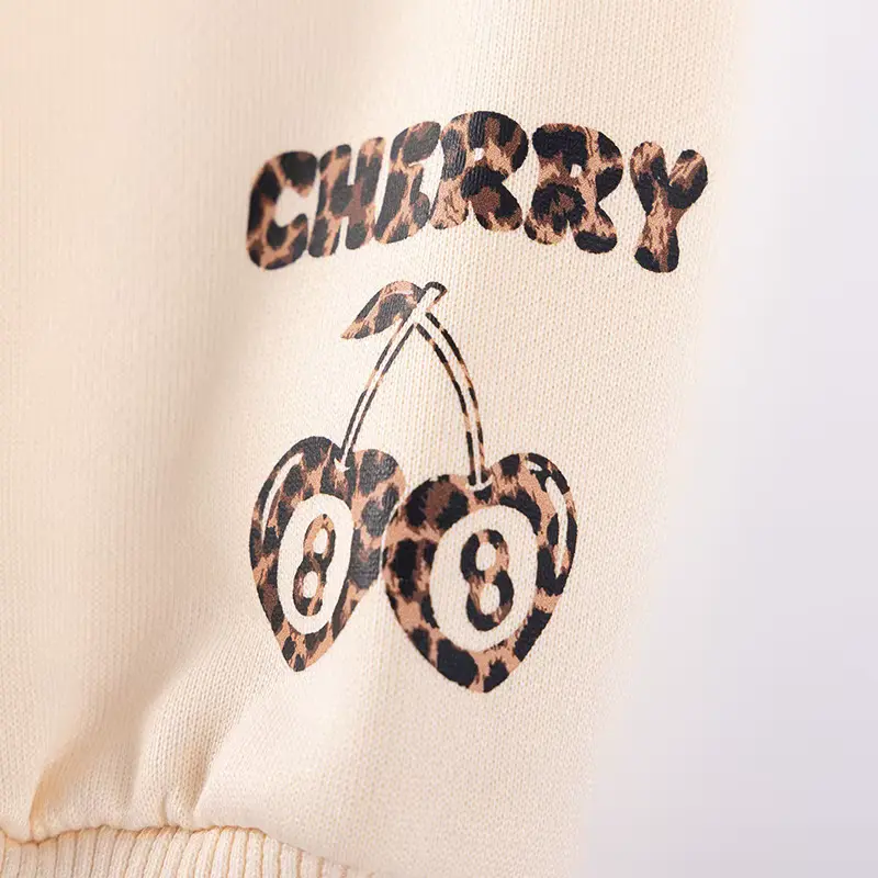 Girls Print Animal SET TWO Piece Clothes Long Sleeve Wholesale product image 3