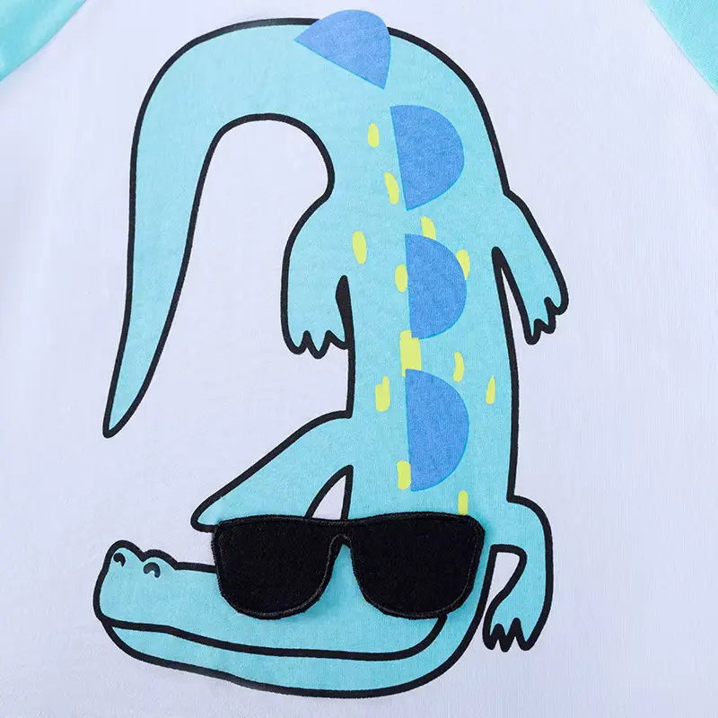 Boys Cotton Cartoon Shorts Newborn Pattern Softening Treatment 2pcs Wholesale product image 3