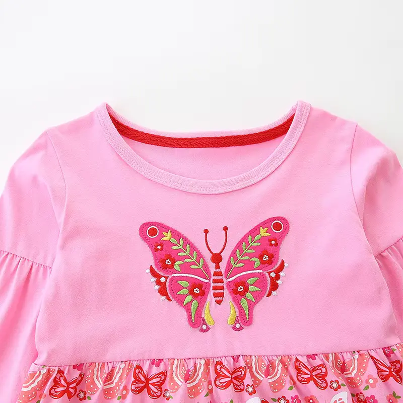 Girls Cotton Cartoon Animal Princess Dress Skirt Sweet Round Wholesale product image 3
