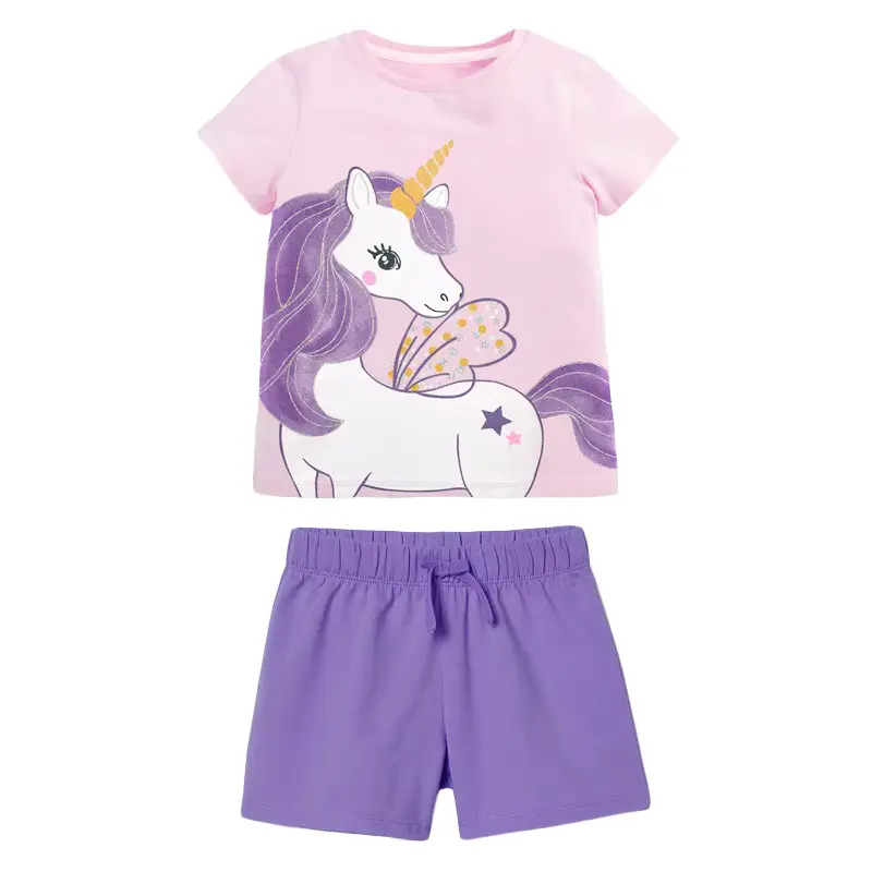 Girls Cotton Print Animal SET Outfit Pants Toddler TWO Wholesale product image 4