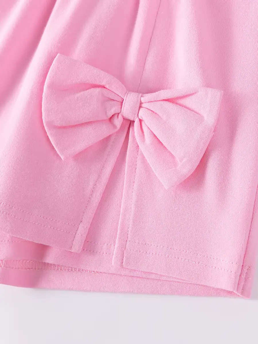 Girls Cotton Print Animal Shorts SET Two-piece 100 Logo Wholesale product image 4