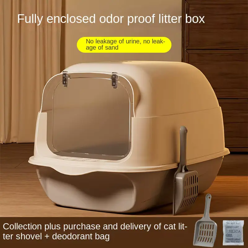 CAT Extra Large Fully Enclosed Litter BOX Splash-proof AND OEM Wholesale