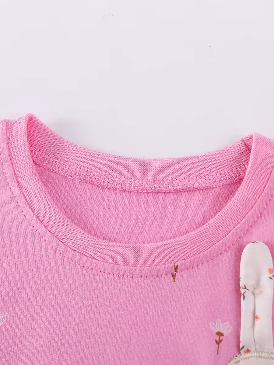Girls Cotton Cartoon Dress A-line Polyester Blend Appliqued Short Wholesale product image 2