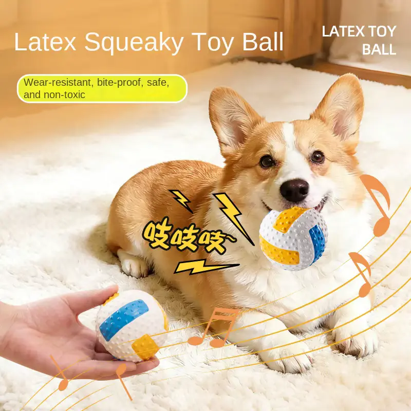 Chew TOY Molar Rubber Bouncy Ball Olive-shaped Boredom-relief FOR Educational Wholesale product image 3
