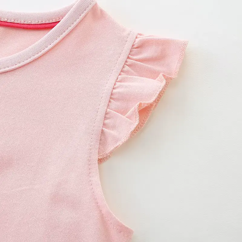 Girls Cotton Cartoon Princess Dress Sweet Lace Soft Customized Wholesale product image 4