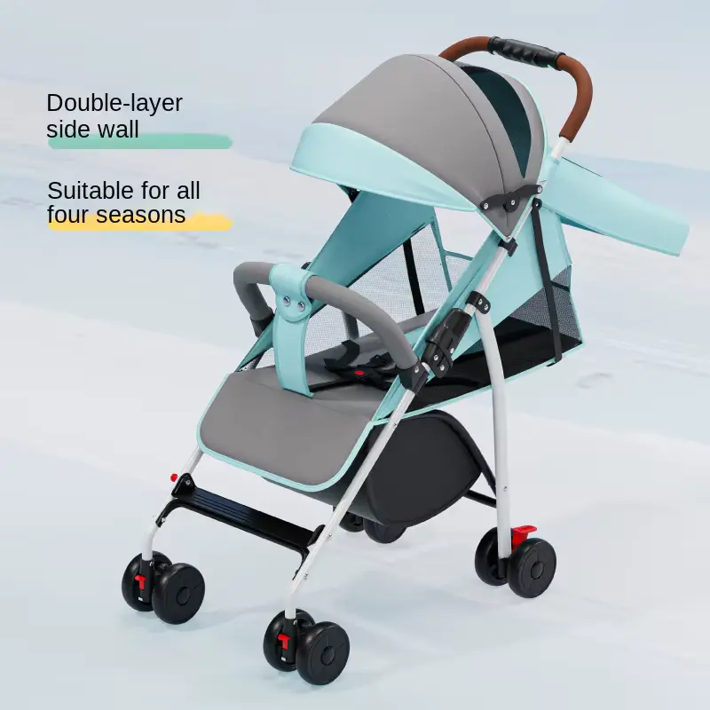 Stroller Seat Ultra-light Foldable Recline All-weather Travel System 3-in Wholesale