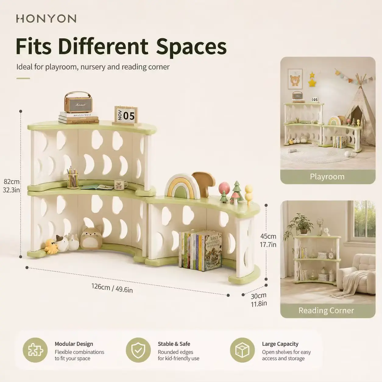 Chair Indoor Rocker Multifunctional Desk TOY AND Book Storage Wholesale product image 3