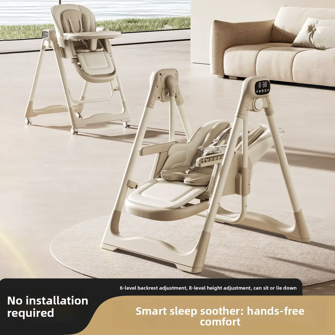 Chair High AND Electric Rocker Combo-portable Plastic Dining Table Wholesale product image 4