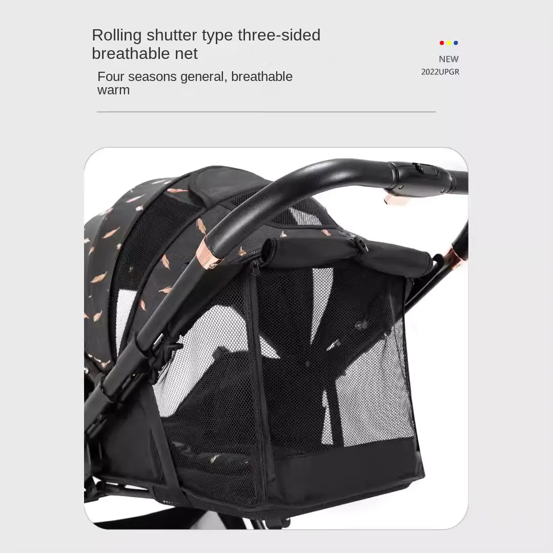 Stroller High-quality Luxury Lightweight Pocket Reversible Bidirectional Wholesale product image 3