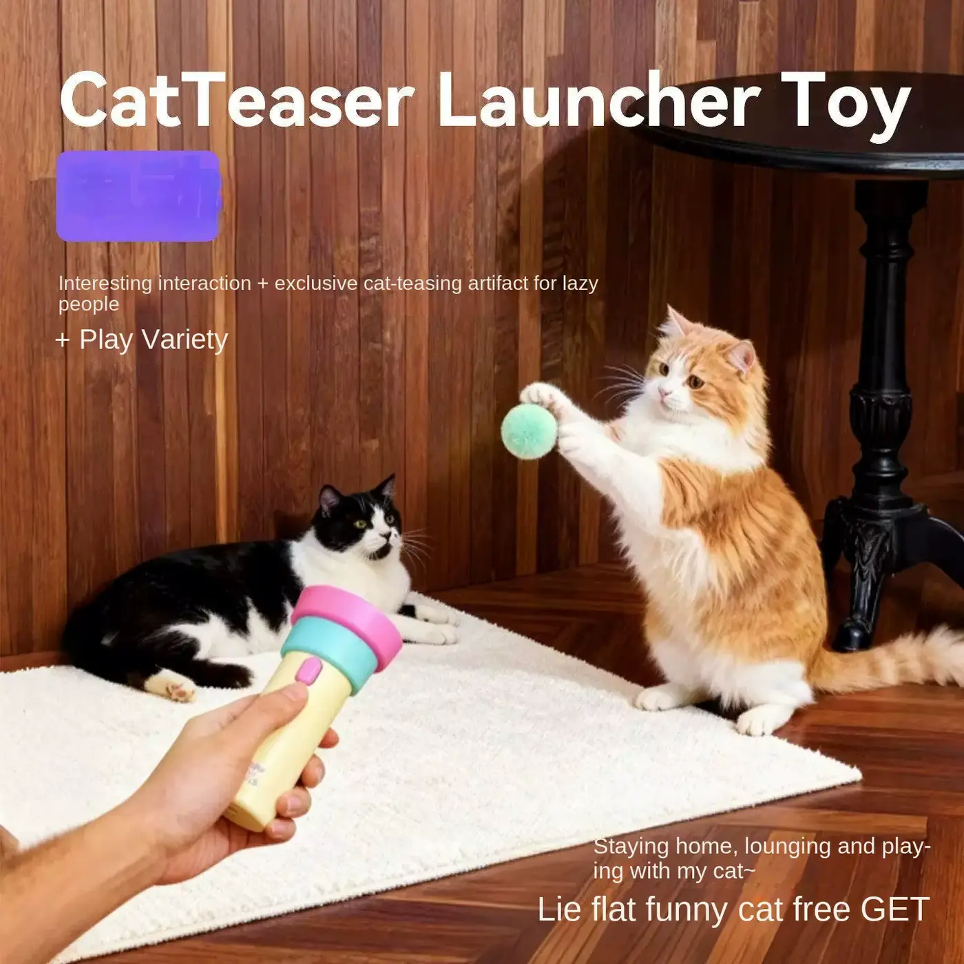 CAT One-click Launching Electric Teasing GUN Recyclable Shooting Physical-consumption Ed Wholesale product image 4