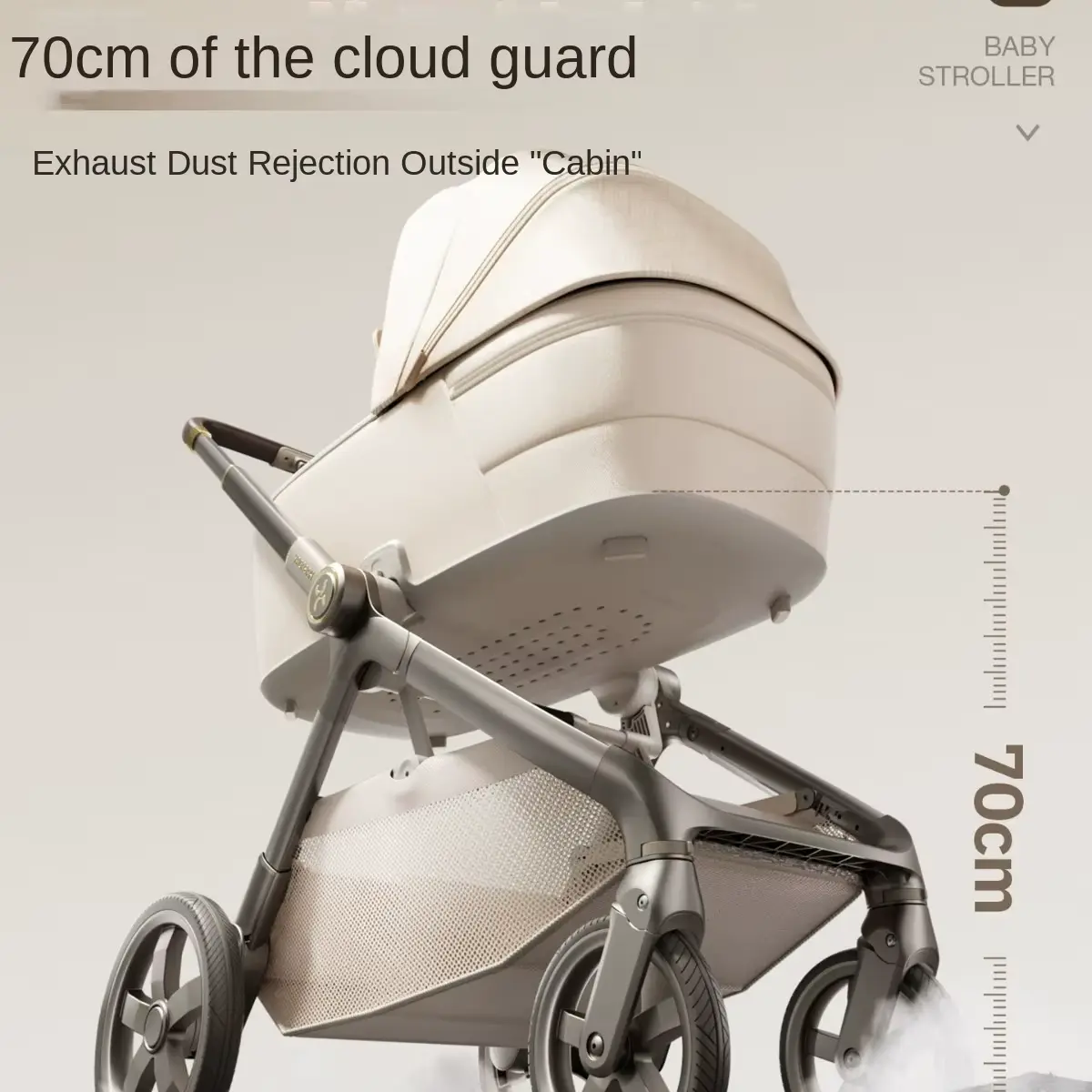 Stroller Aluminum Alloy Newborn CAN SIT AND LIE Lightweight Wholesale product image 3