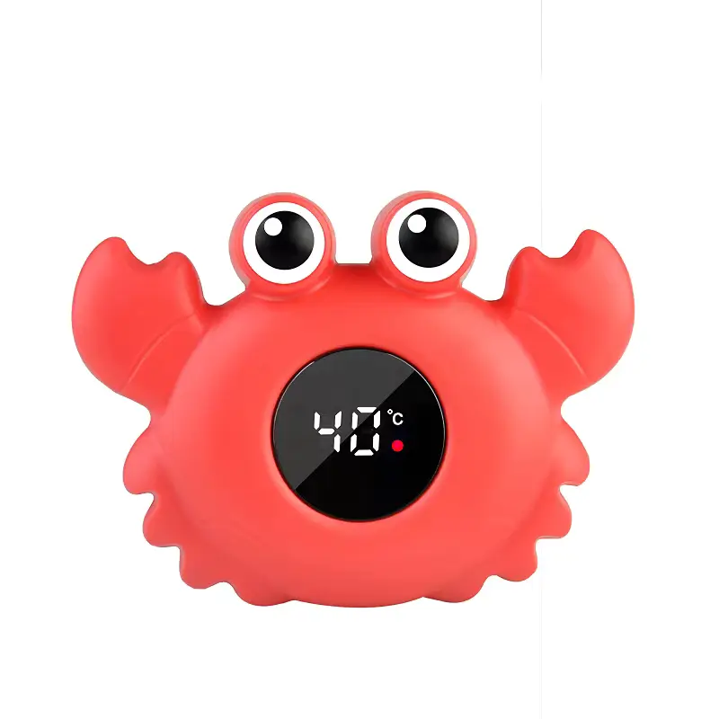 Bath Thermometer Crab TOY Digital Floating LED Display Color Educational Wholesale