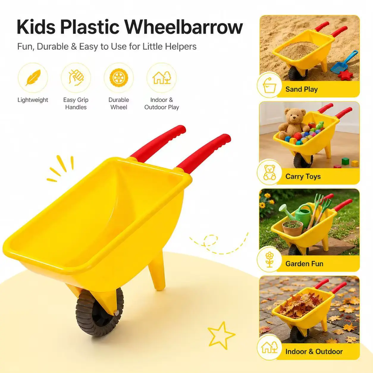 Plastic Hand-propelled Unicycle FOR Sensory Training AND Parent-child Play-made OEM Wholesale product image 3