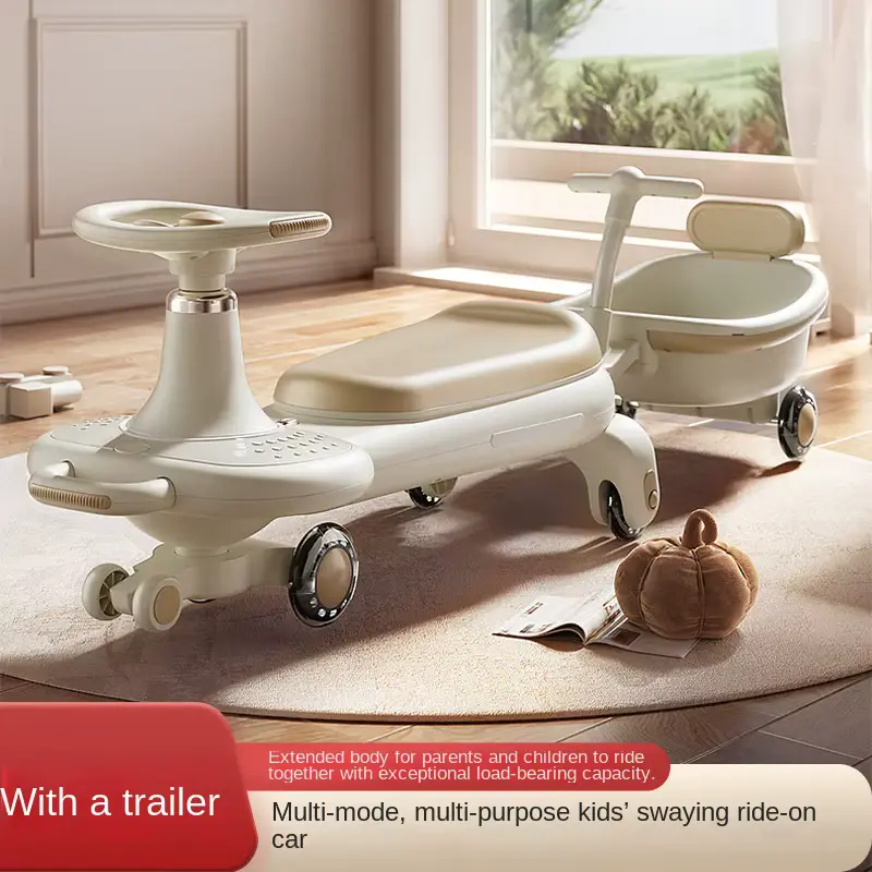Seat 1y Wiggle CAR Double Swing Ride ON Sturdy Wholesale