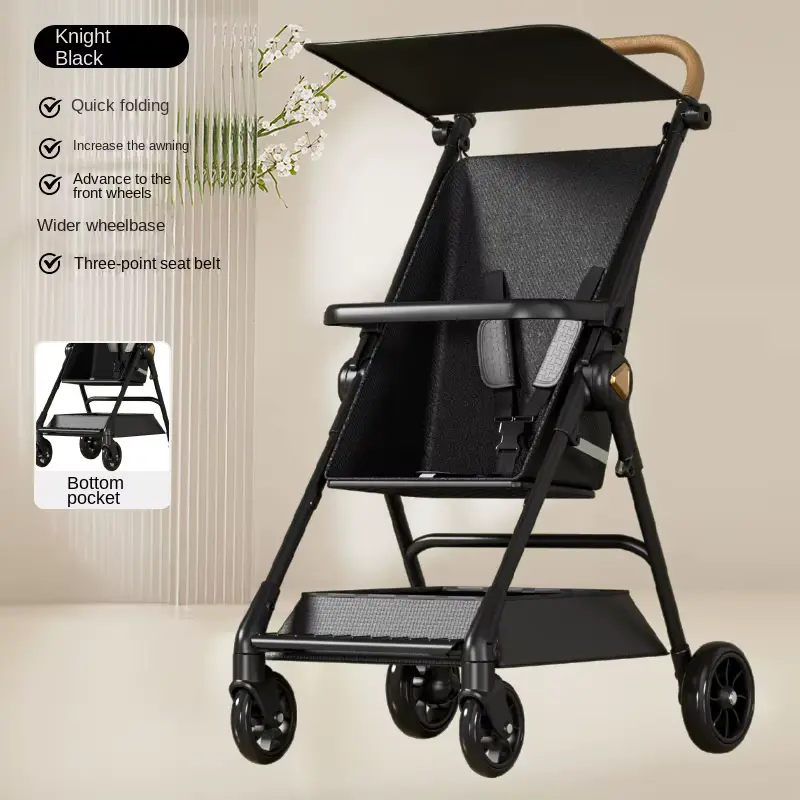 Stroller Lightweight Umbrella High-view Portable Easy Fold Shock Absorbing Wholesale product image 3