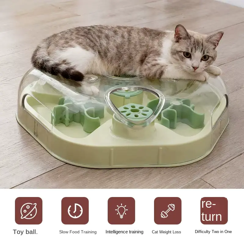 CAT Classic Interactive Treat BOX Maze TOY Cats Slow Educational Wholesale