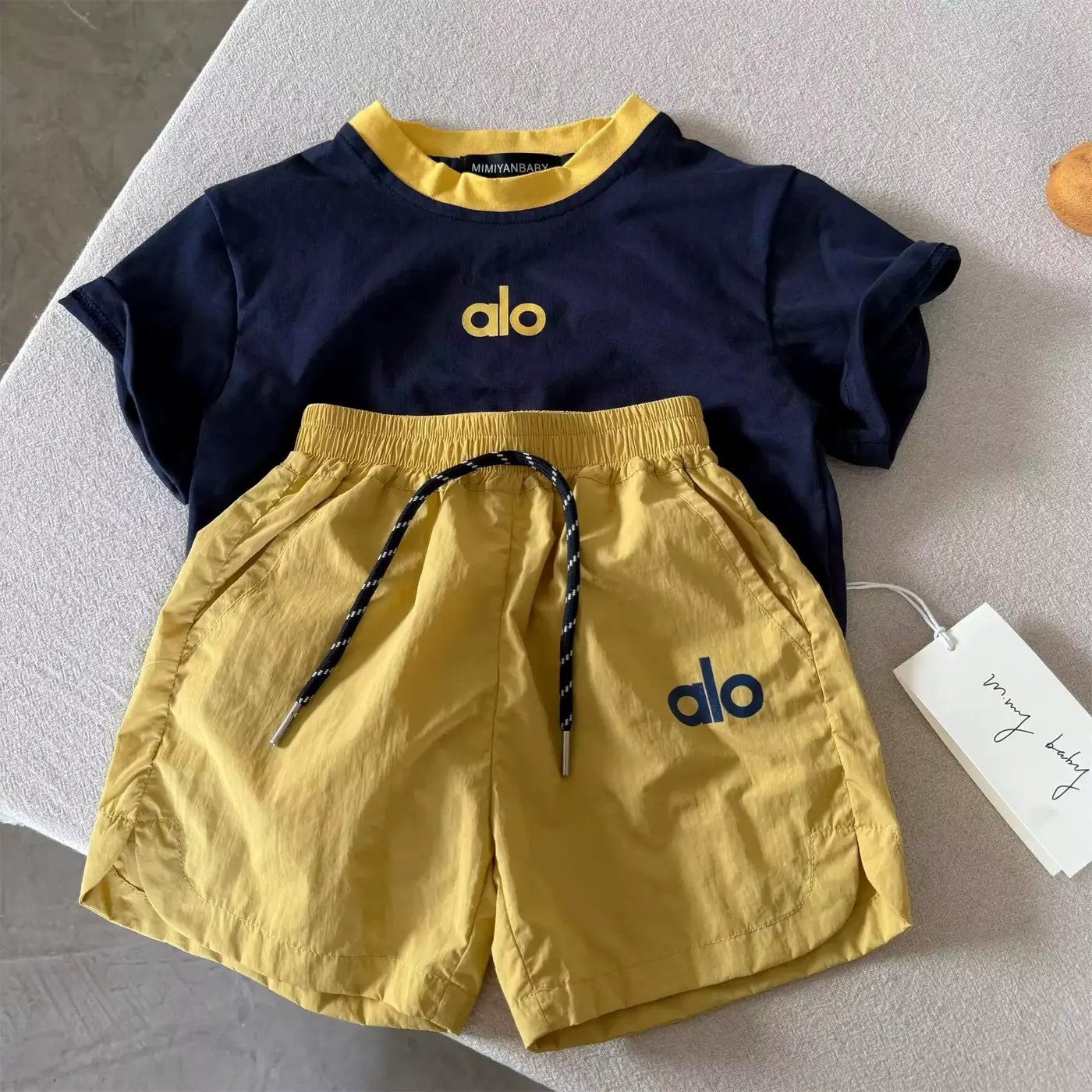 Boys Cotton SET Outfit Customize Your Brand Logo 3-piece Wholesale