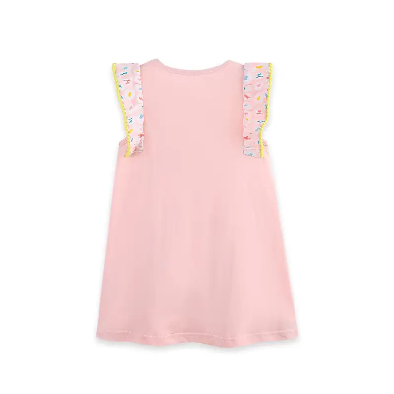 Girls Cotton Cartoon Printed Princess Dress Vest Sweet O-neck Wholesale product image 2