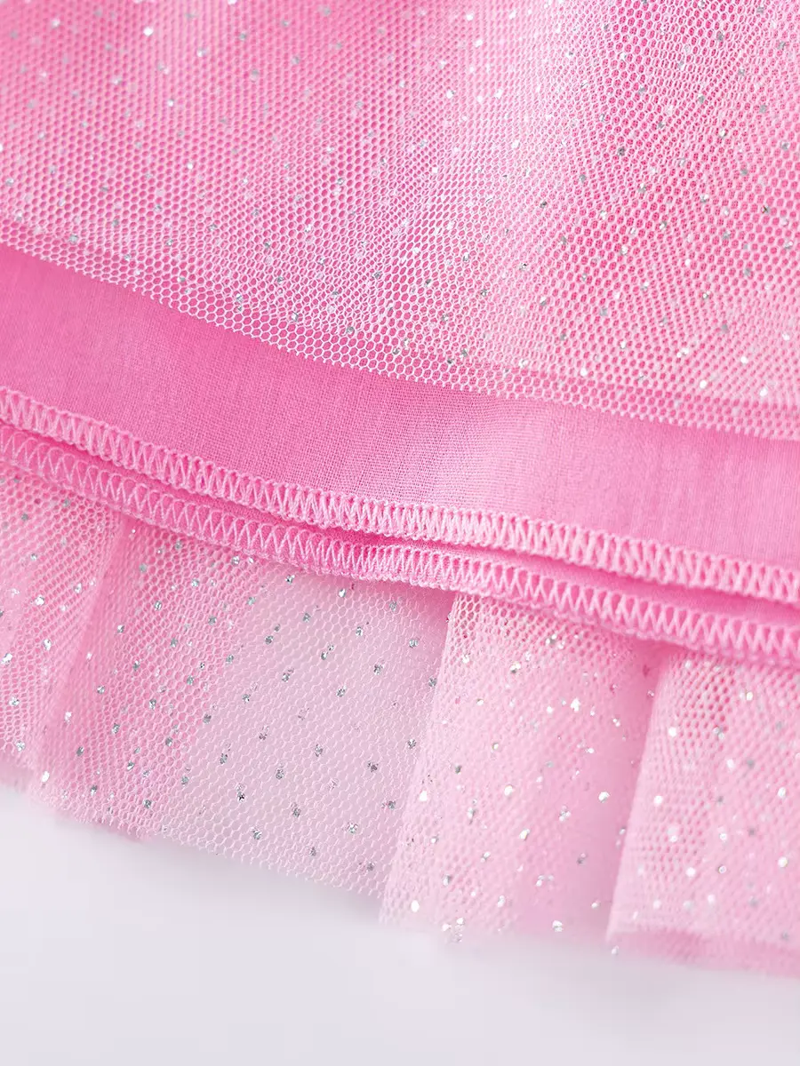 Girls Cotton Cartoon Animal Dress Toddler Tulle Knee-length Long Wholesale product image 4