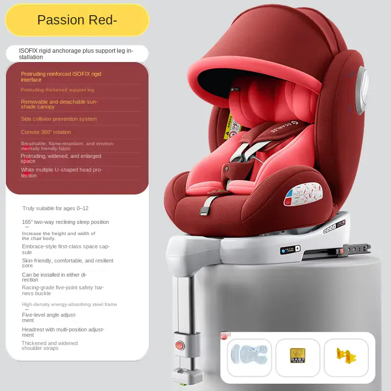 Seat Chair Full Stage 0-12 CAR Safety Reclining Infant Wholesale product image 3