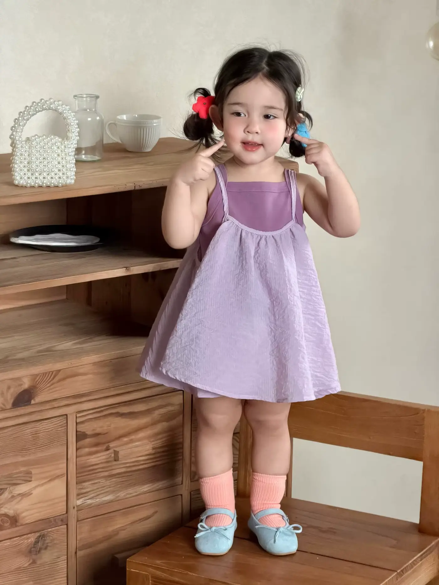 Girls Cotton SET Clothing Rompers Two-piece Anti-bacterial Washable Infant-toddler Wholesale product image 4