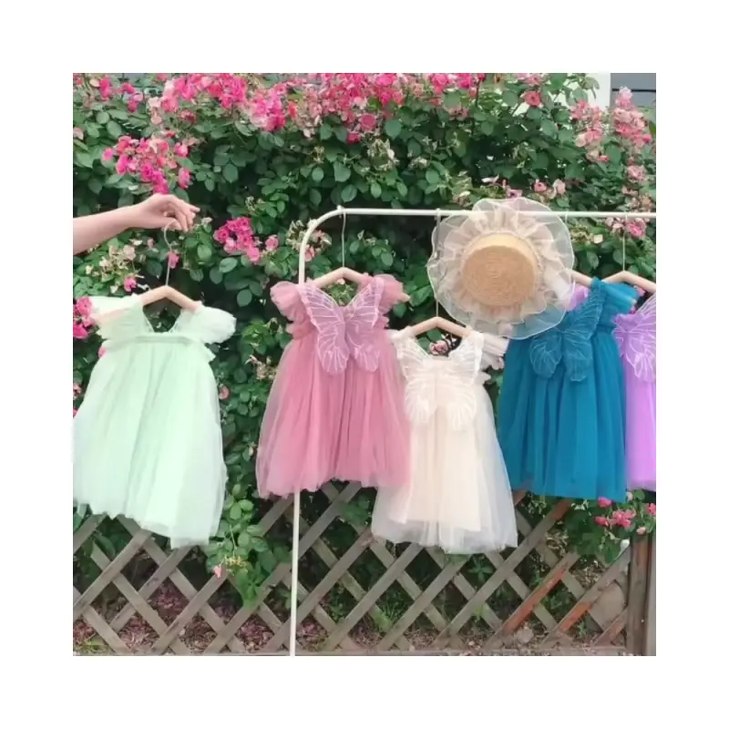 Girls Cotton Princess Dress Sleeveless Sweet Tutu Party Toddler Wholesale product image 2