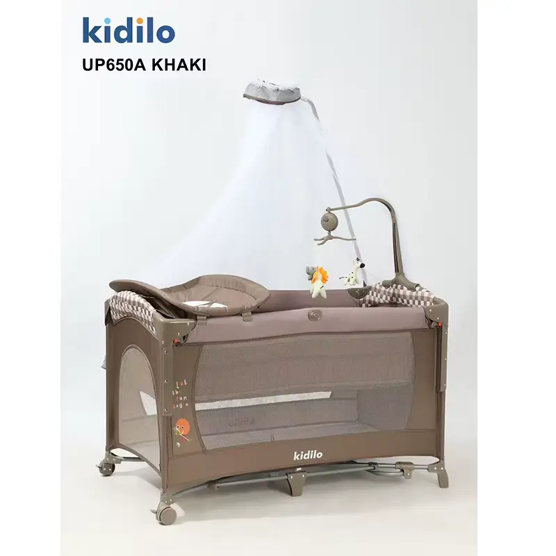BED Kidilo Portable Crib Foldable Multifunctional BB With Canopy Wholesale product image 3