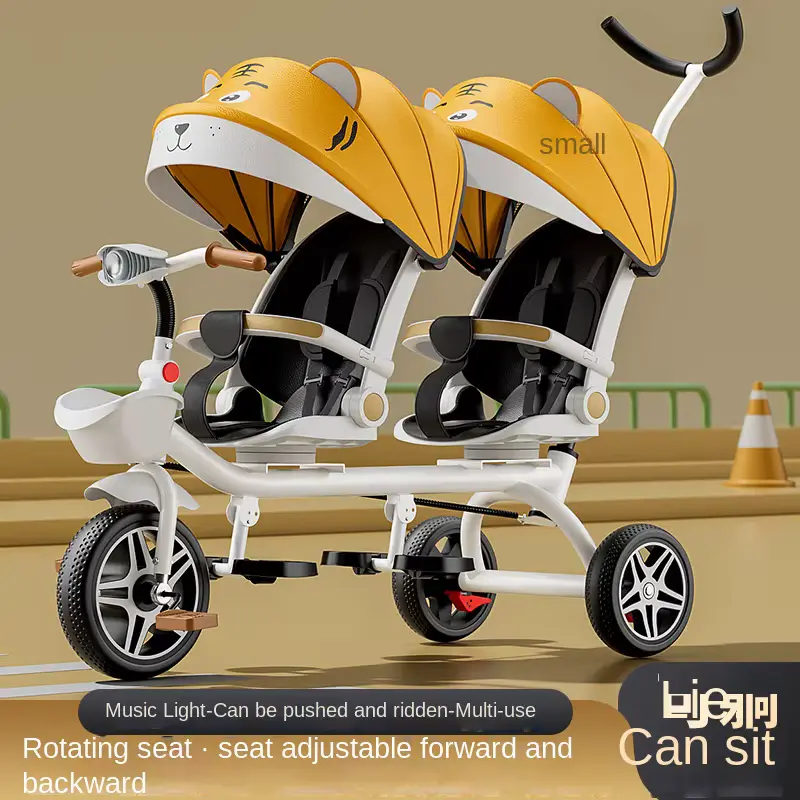 Seat Double Child Bicycle Trolley 1-6 Years OLD Swivel Wholesale