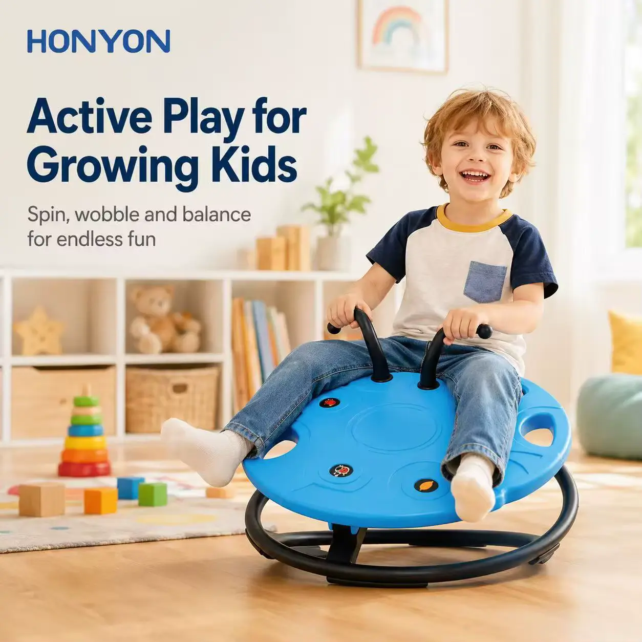 Cotton Chair TOY Ladybug Swivel 3-6y Home Vestibular Exercise Wholesale