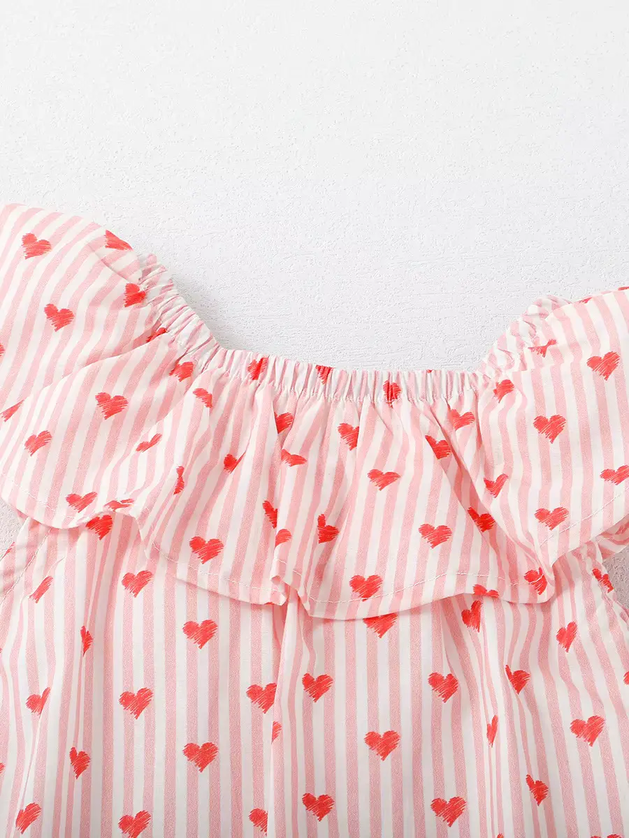 Cotton Princess Dress Sleeveless Puff Sleeve Bowknot Girl High Wholesale product image 2