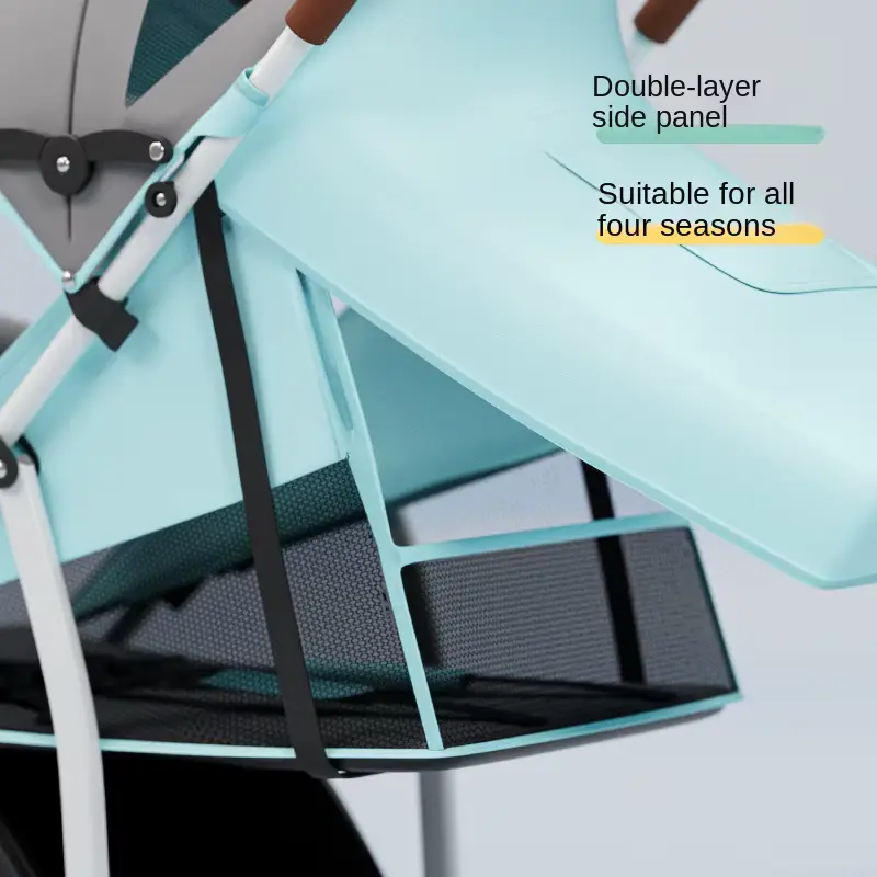 Stroller Seat Ultra-light Foldable Recline All-weather Travel System 3-in Wholesale product image 3